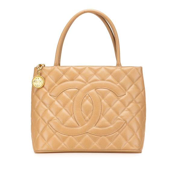 Pre-Loved Chanel Caviar Medallion Tote - Picture 1 of 12